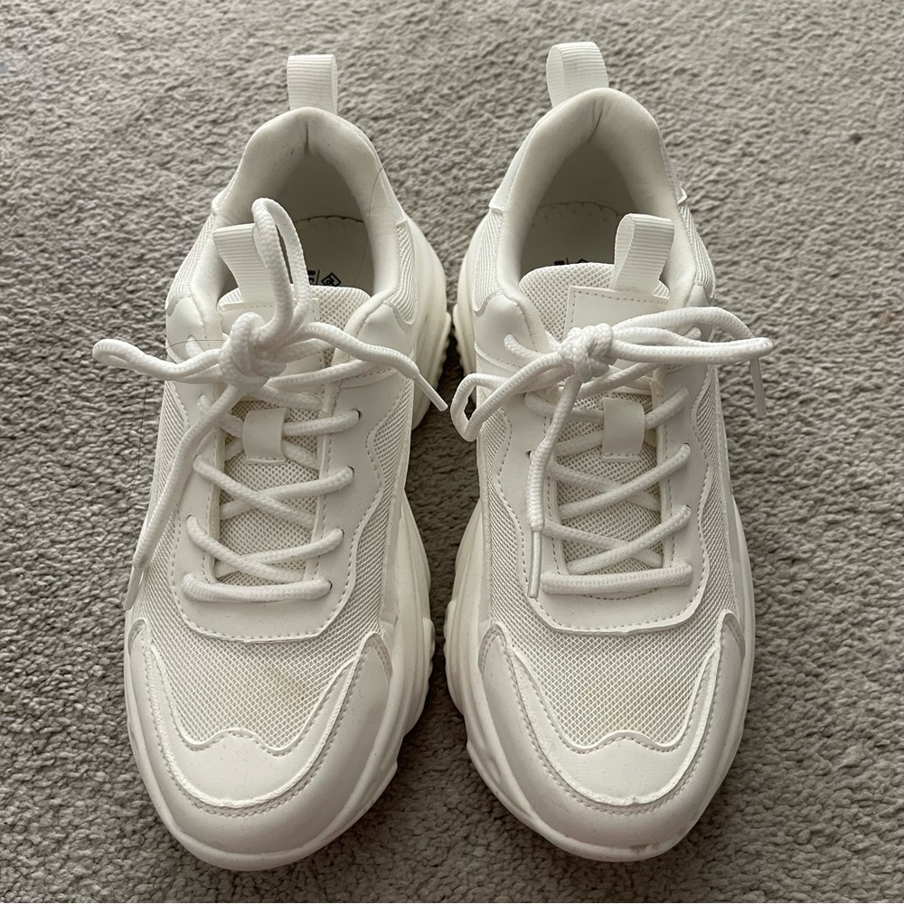 Call It Spring White Chunky Sneakers